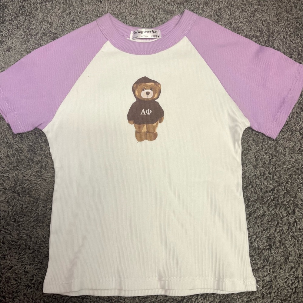 Alpha Phi baby tee